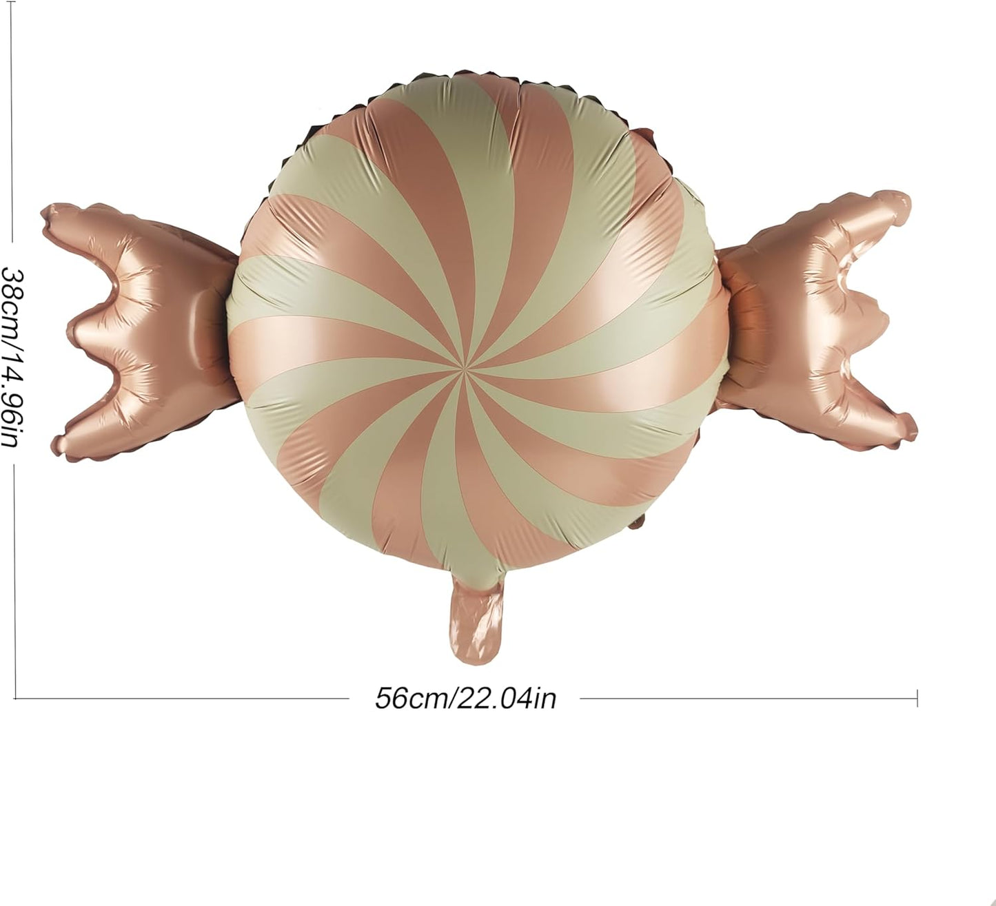 Matte 4D Sweet Candy Balloons Round Candy Foil Balloons for Kids Birthday Baby shower Wedding Christmas Theme Party Gift Decoration Supplies 2