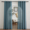 NICETOWN Sheer Linen Curtains 84 inch Long by NICETOWN
