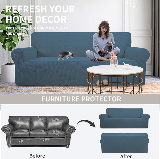 Easy-Going Stretch Chair Sofa Slipcover 1-Piece Couch Sofa Cover Furniture - Image 3