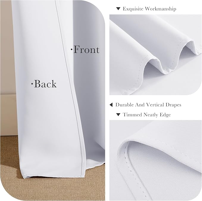 PONY DANCE 50% Light Filtering Room Darkening Curtains - Image 6