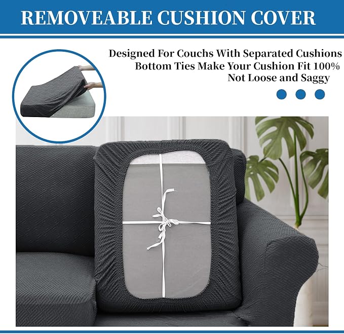 XINEAGE 2026 New 3 Pieces Couch Covers - Image 3