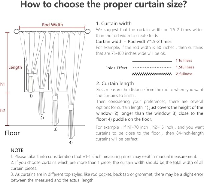 Joydeco Red Custom Solid Single Blackout Curtain - Image 7