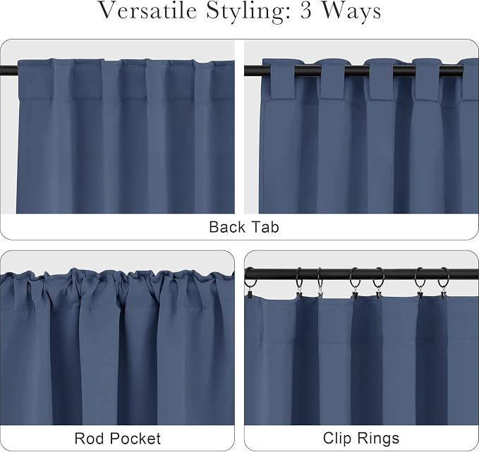 PONY DANCE Blackout Curtains 84 inches Long - Image 5