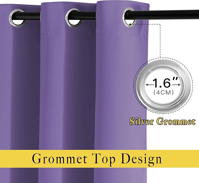 NICETOWN Blackout Curtains for Girls Room - Image 2