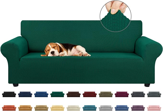 KEKUOU Stretch Sofa Cover Slipcover ，Couch Covers by KEKUOU