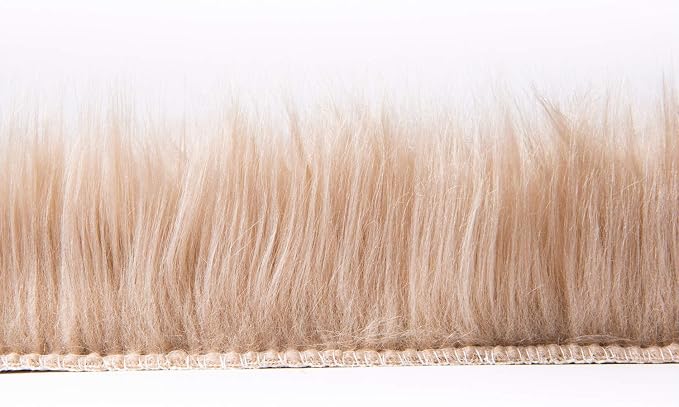 Ashler faux fur rug, Fluffy Shaggy Area Rug Ultra Soft 2.2 x 6 Feet Rectangle - Image 5