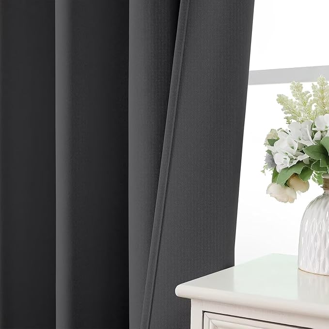 Joydeco Blackout Curtains 90 Inch Length 2 Panels Set, Thermal Insulated Long - Image 7