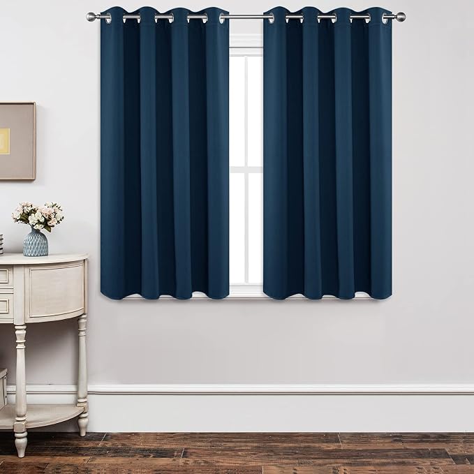 Joydeco Blackout Curtains 54 Inch Length 2 Panels Set, Thermal Insulated Long by JOYDECO