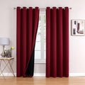 ChrisDowa 100% Blackout Curtains 120 inch Long by ChrisDowa
