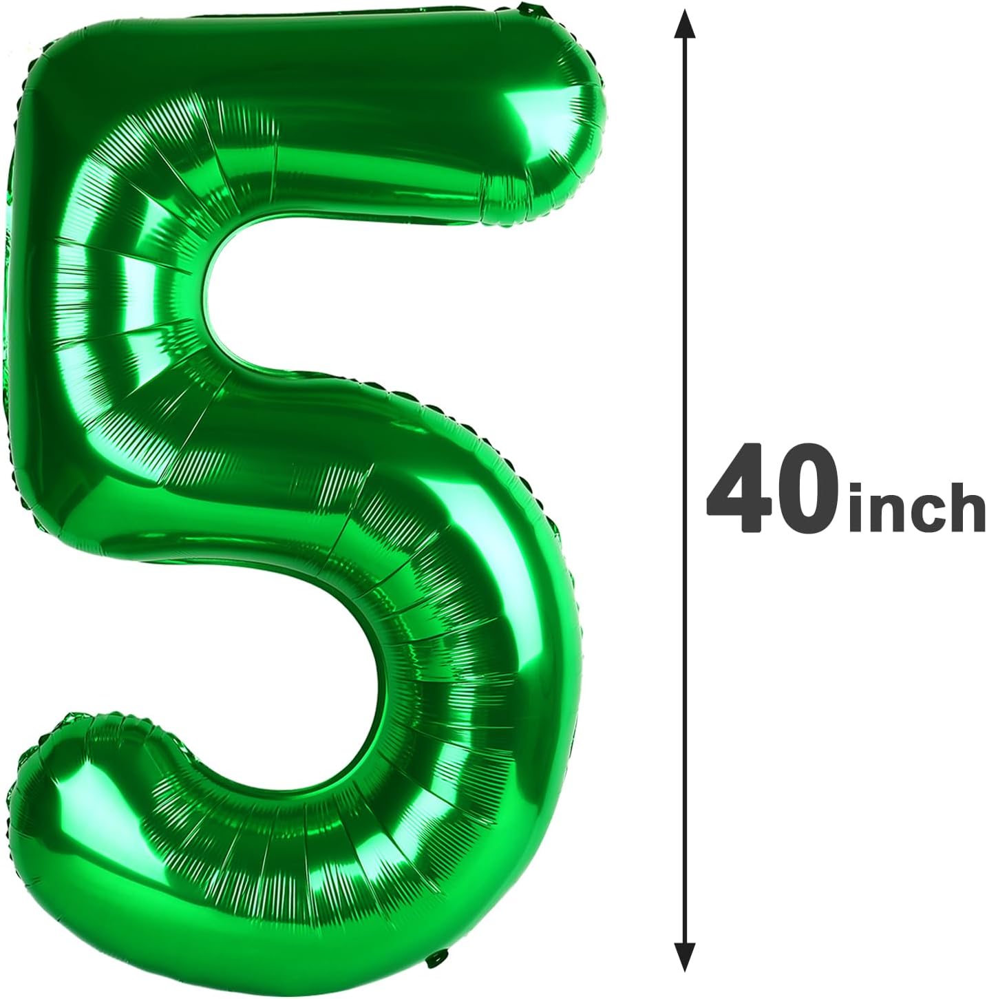 Green 40 Inch Large Number 25 Birthday Balloon, 25 Birthday Celebration Decorations, Foil 25 Mylar Helium Number 25 Balloons Anniversary Party Supplies