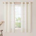 LAMIT Natural Semi Sheer Linen Curtains by LAMIT