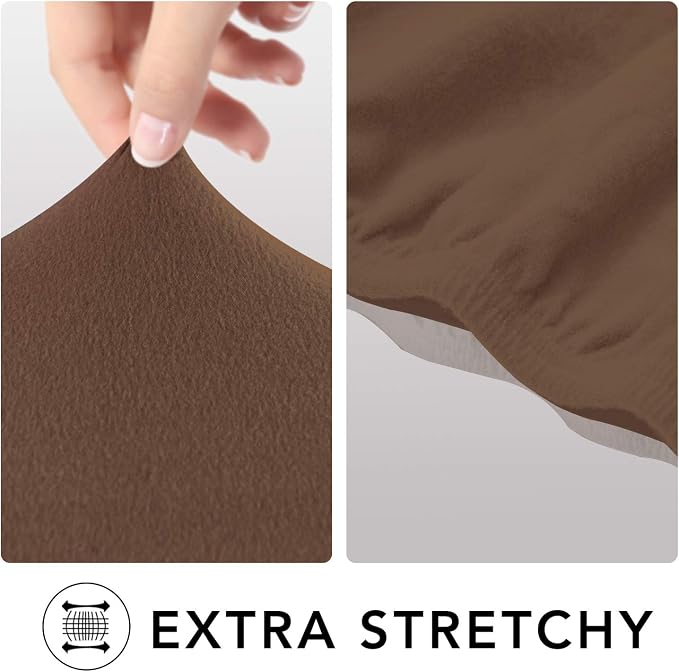 PureFit Super Stretch Oversized Sofa Slipcover – Spandex Non Slip Soft Couch - Image 4