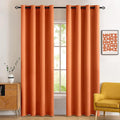 MIULEE 96" Long Room Darkening Curtains Thermal Insulated Drapes Solid Window by MIULEE