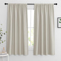 RYB HOME Curtains for Bedroom Living Room 63 inches Long, Thermal Insulated by RYBHOME