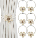 KLOGTSIND Magnetic Curtain Tiebacks, 6 Pack Flower Curtain Holdbacks by KLOGTSINDDirect