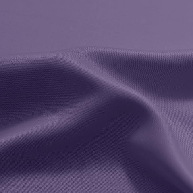 Yakamok Greyish White and Lavender Purple Ombre Curtains, Light Blocking - Image 8