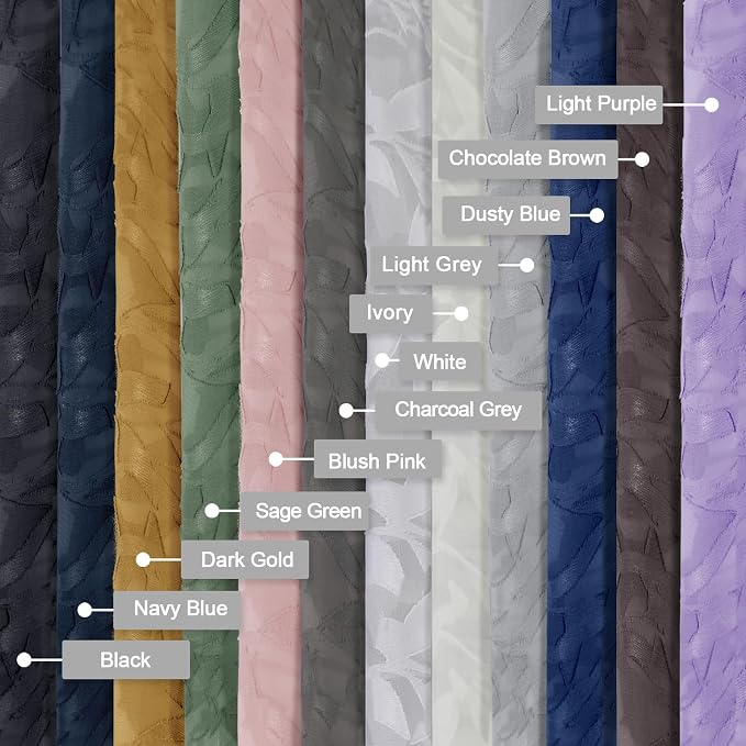 Lecloud Leia Charcoal Grey Sheer Curtains 63 Inch Length 2 Panels, Rustic Light - Image 9
