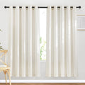 NICETOWN Natural Linen Curtains 72 inches Long by NICETOWN