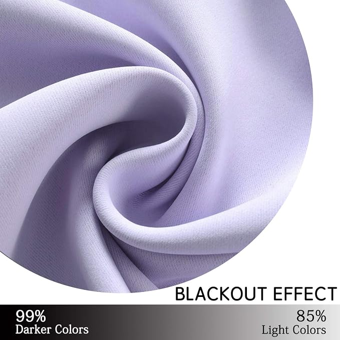 Yakamok Blackout Curtains for Bedroom - Image 6