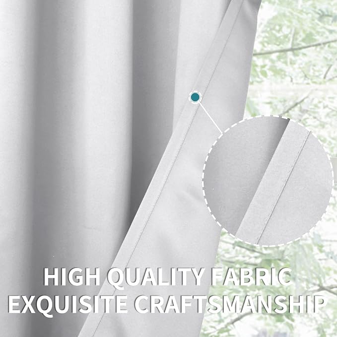 BGment Room Darkening Curtains 45 Inches Long - Image 7