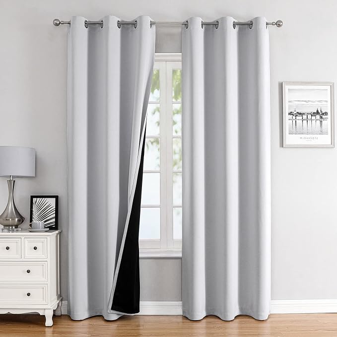 ChrisDowa 100% Blackout Curtains 78 inch Long by ChrisDowa