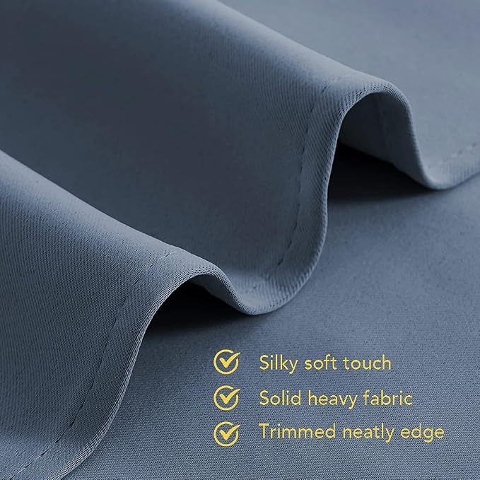 NICETOWN Window Treatment Blackout Curtain Panels, Home Décor Thermal Insulated - Image 4