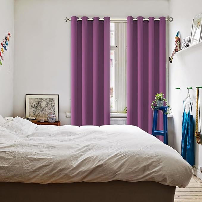 BGment Room Darkening Curtains 95 Inches Long - Image 2
