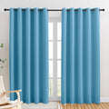 NICETOWN Room Darkening Draperies Window Curtain Panels, Teal Blue, 2 Panels by NICETOWN