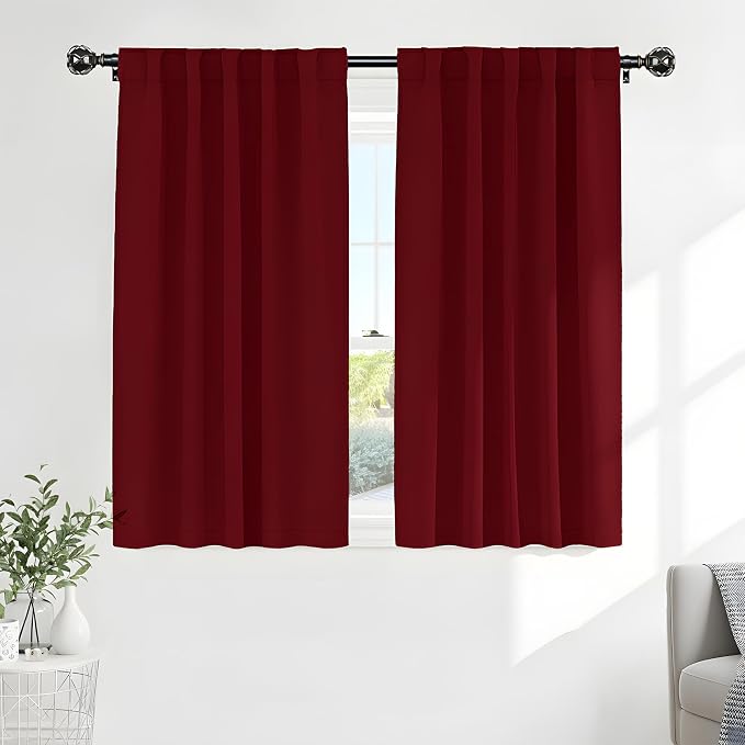 PONY DANCE Blackout Curtains for Bedroom by PONYDANCE