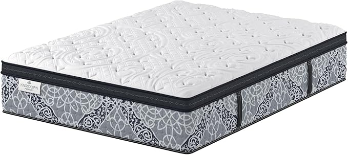 Kingsdown Cushion Firm Euro Pillow Top Hybrid Twin XL Mattress Cooling Gel Memory Foam Layer Multi-Layered Motion Isolation Cool Sleep Quilted Top Luxury Mattresses, 15-inch, Passions Engleson