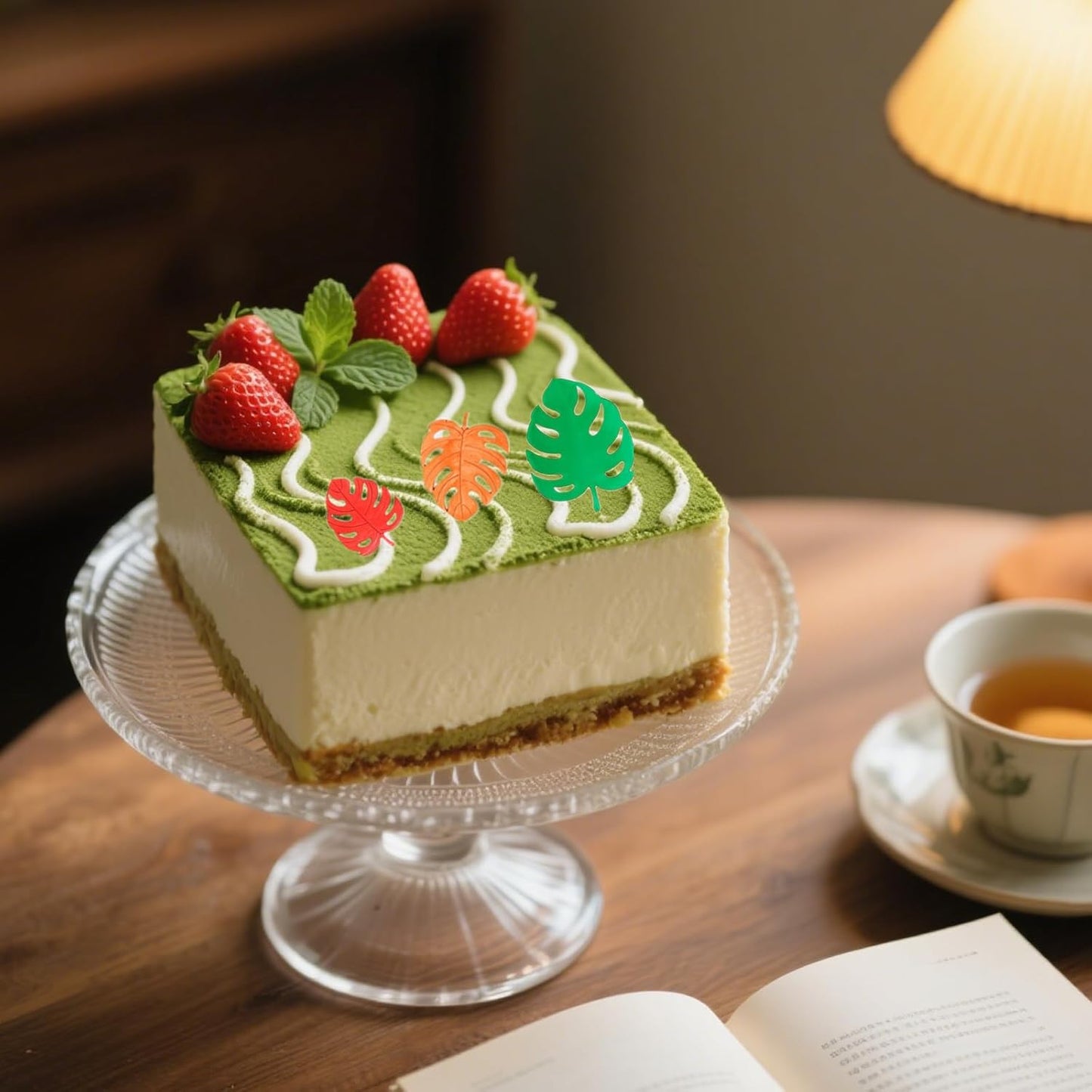 2 Pcs Tropical Leaf Molds Universal Silicone Leaf Fondant Molds for Cookie Chocolate, Kitchen Tools