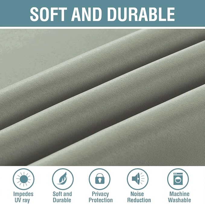 H.VERSAILTEX Blackout Curtain for Living Room Thermal Insulated Window - Image 4