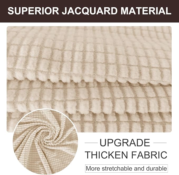 U-NICE HOME Oversized Stretch Loveseat Couch Cover Sofa Covers Washable Sofa - Image 3