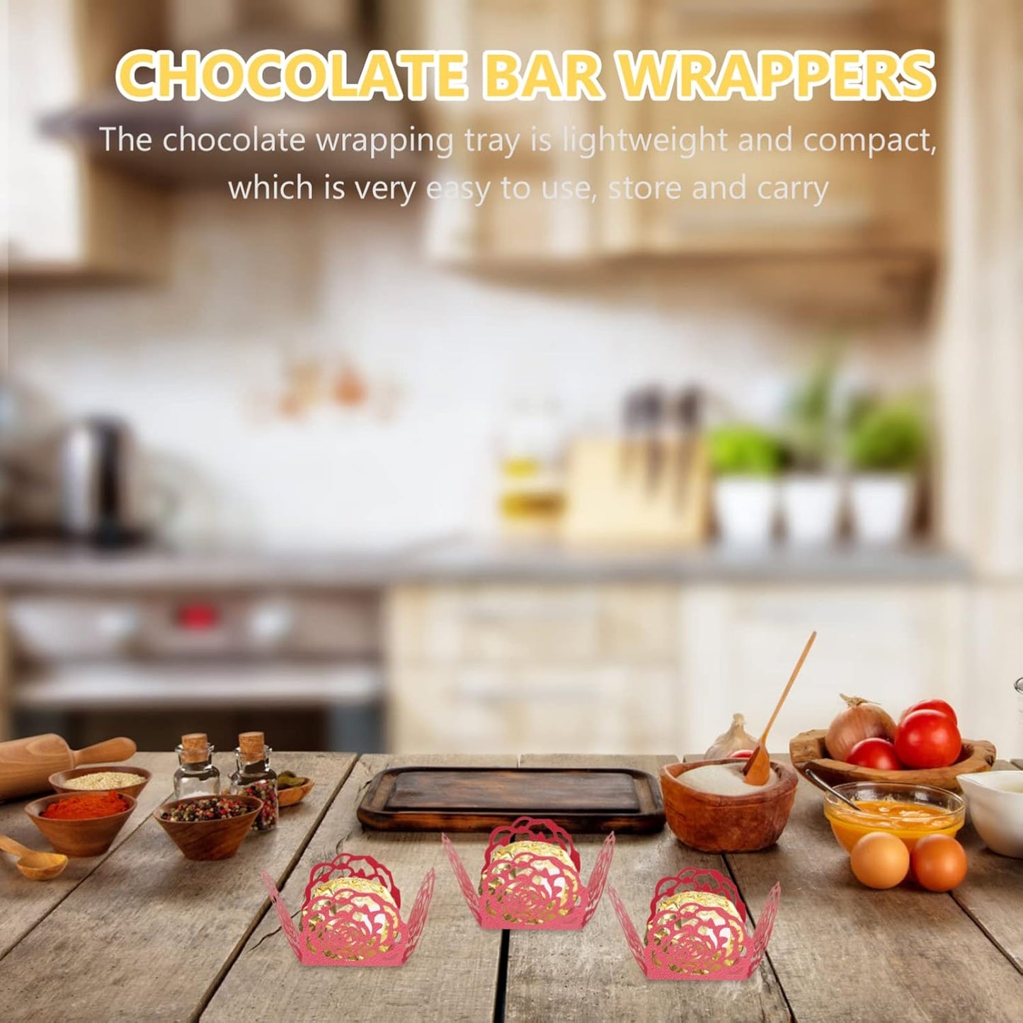 50Pcs Truffle Cupcake Wrapper Liners, Paper Chocolate Candy Wrappers, Peanut Liners Dessert Tray Baking Cups for Muffin Cupcake Birthday Wedding Decoration