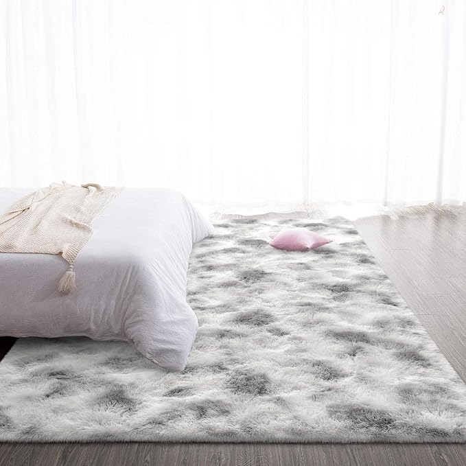 TWINNIS Super Soft Shaggy Rugs Fluffy Carpets 5x8 Feet, Indoor Modern Plush - Image 5