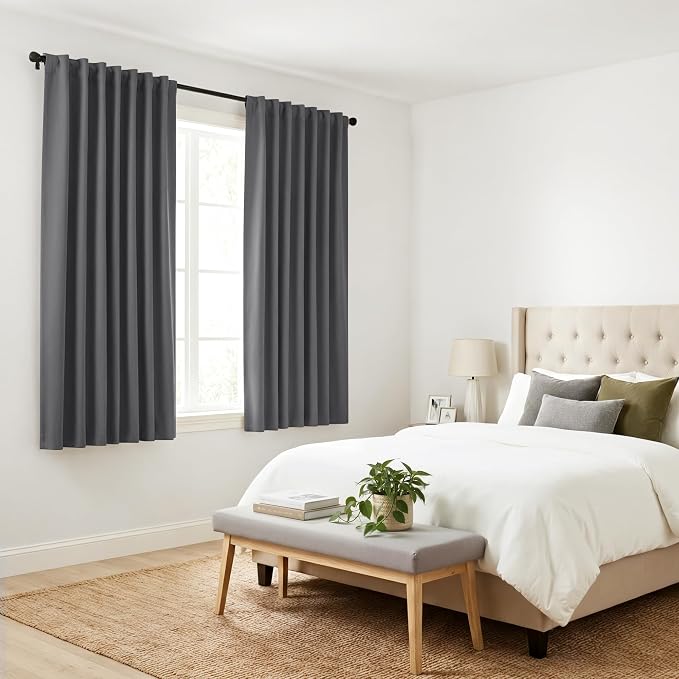 PONY DANCE Grey Window Curtains - 42 W x 72 L - Image 8