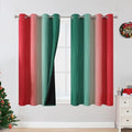 Estelar Textiler Red and Green Blackout Curtains by ESTELARTEXTILER