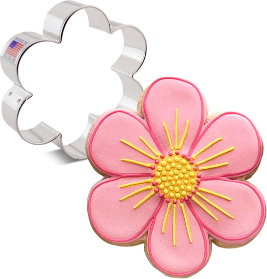 Ann Clark Cookie Cutters Scalloped Edge Flower Cookie Cutter 3.75" Made in USA