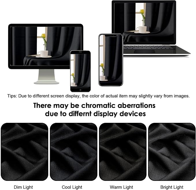 OWENIE Bob 1 PCS Black Valances - Image 7
