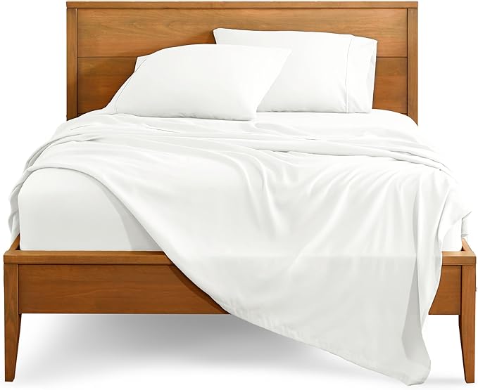 Bare Home Split King Sheet Set - 1800 Ultra-Soft Microfiber Bed Sheets - Double Brushed - Deep Pockets - Easy Fit - 5 Piece Set - Bed Sheets & Pillowcases (Split King, Cream)