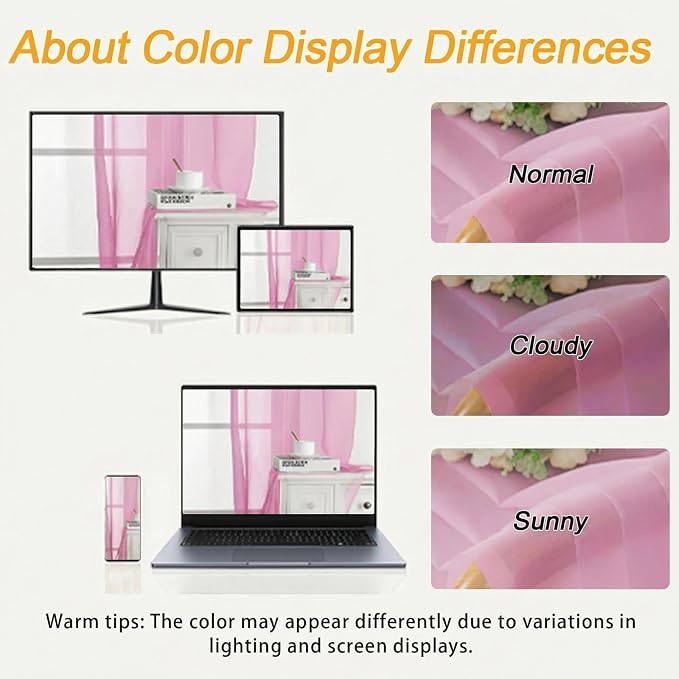 Gwine Short Kitchen Sheer Curtains 30 Inch Length - Image 3