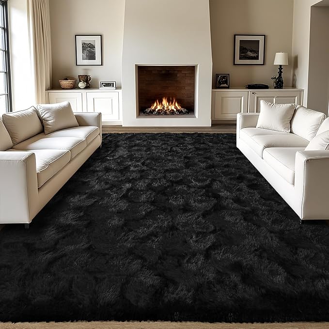 LOCHAS Ultra Soft Indoor Modern Area Rugs Fluffy Living Room Carpets - Image 4