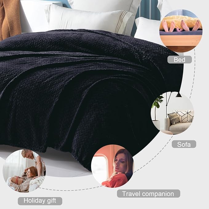 Exclusivo Mezcla Fleece Queen Size Blanket - Image 3