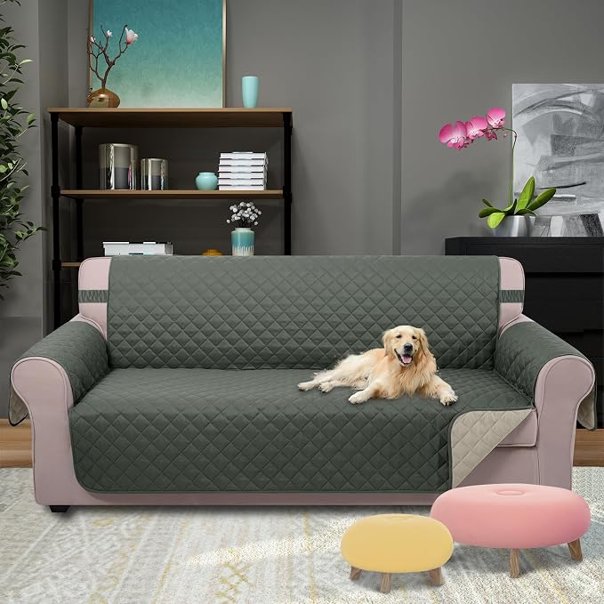 U-NICE HOME 4 Seater Sofa Cover 91 Inch Large Couch Covers - Image 2