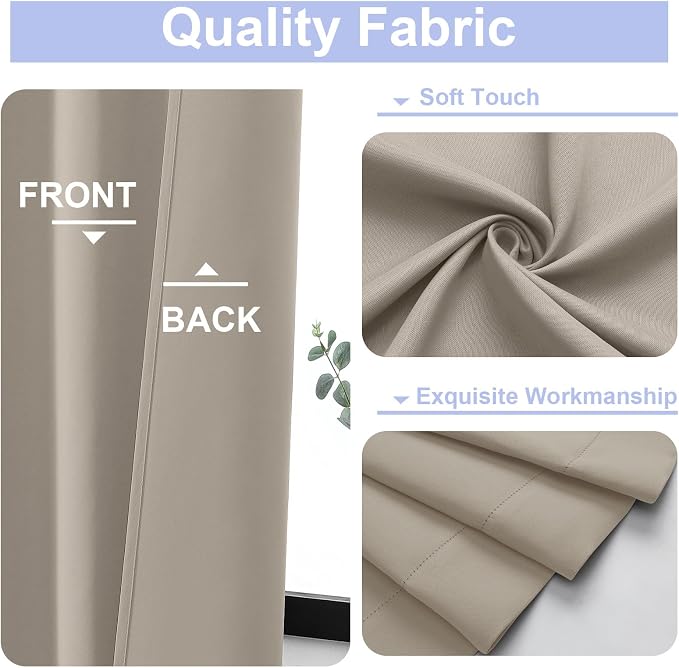 Simplebrand Stone Blackout Curtains - Image 3