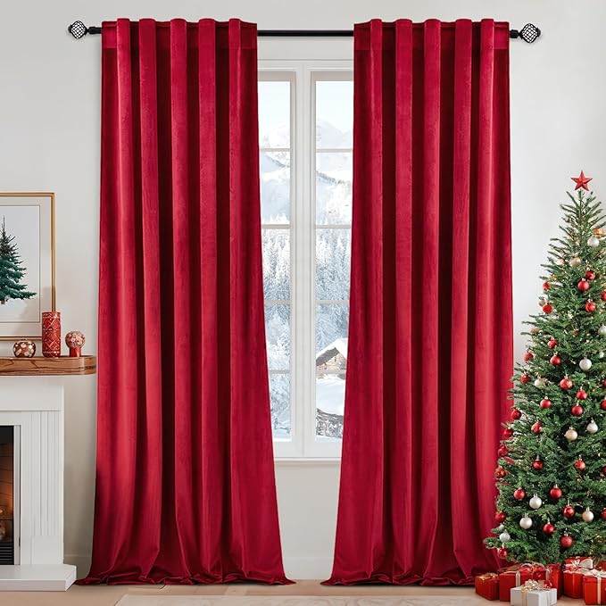 MIULEE Velvet Curtains 84 inches by MIULEE
