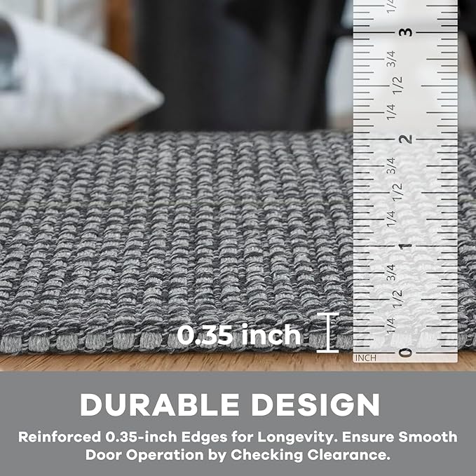 KOZYFLY Runners for Hallways 2x7 ft Washable Kitchen Runner Non Slip Rubber - Image 4