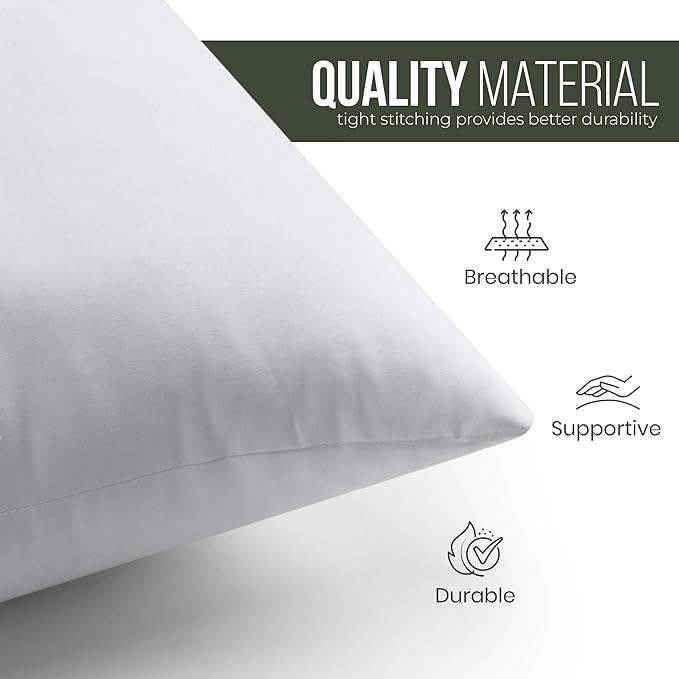 Utopia Bedding Throw Pillows – 16 x 16 Inches Down Alternative Pillows - Image 7