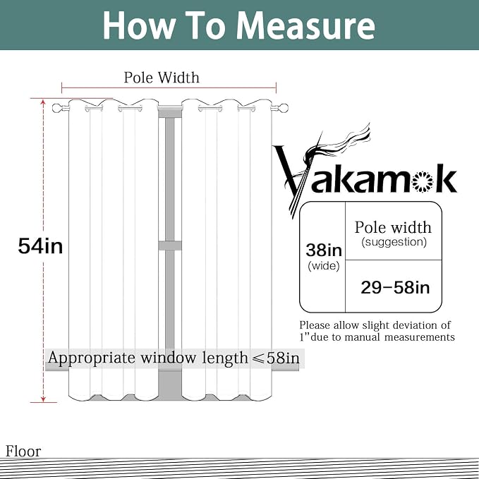 Yakamok Room Darkening Drapes Blackout Curtains Thermal Insulated Grommet - Image 7