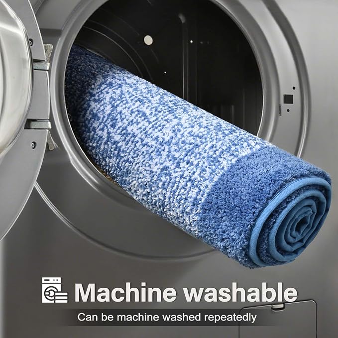 60x24 Long Bathroom Rugs Washable Non Slip, Soft Absorbent Quick Dry Mats - Image 9